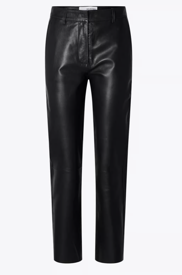 Marie Leather Pants - Black  - Image 2