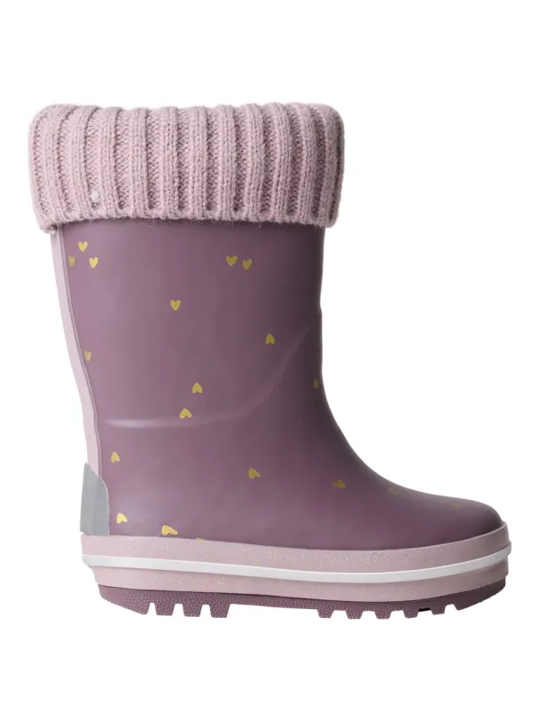 NMFNoa Thermo rubberboot, lilla - Image 1