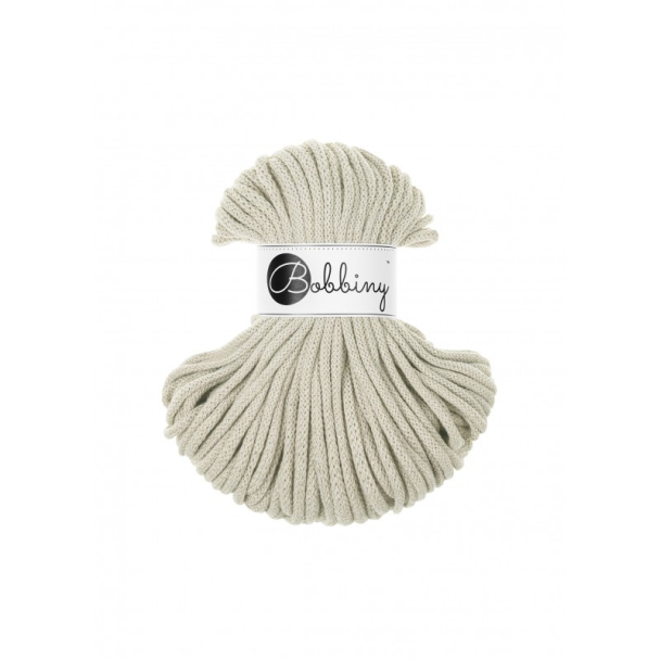 Bobbiny pale olive 5 mm