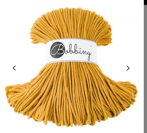 Bobbiny mustard 5 mm