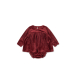 Jingle Romper Dress, Red Dahlia - Konges Sl&oslash;jd