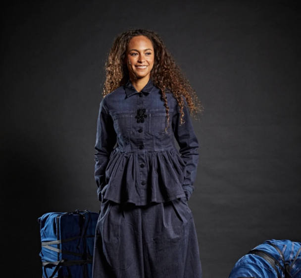 PLUslavie The Circle Jacket Denim 8064 - Image 1
