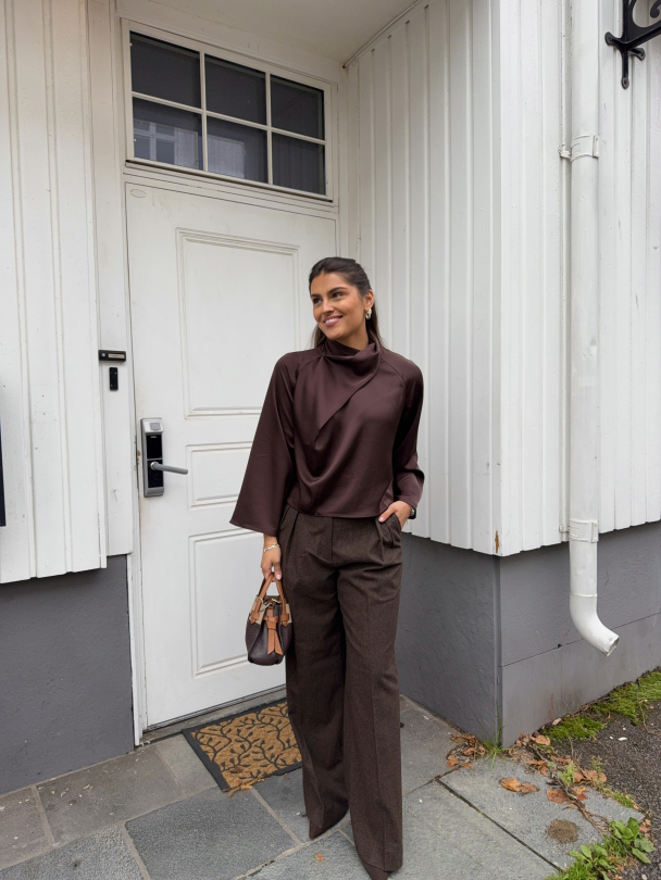 Sandra Pants – Dark Brown - Image 3