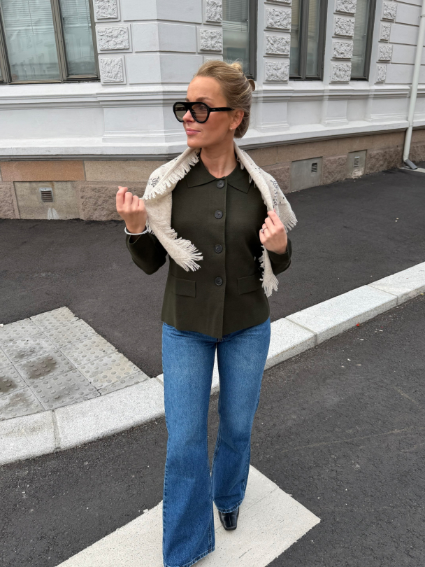 Fia Cardigan - Army - Image 5