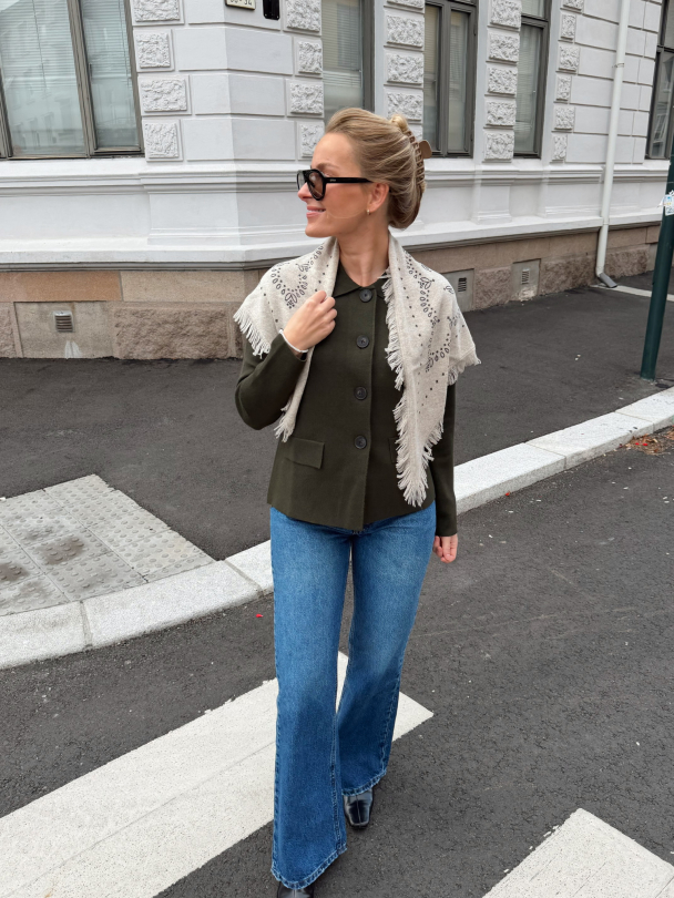 Fia Cardigan - Army - Image 4