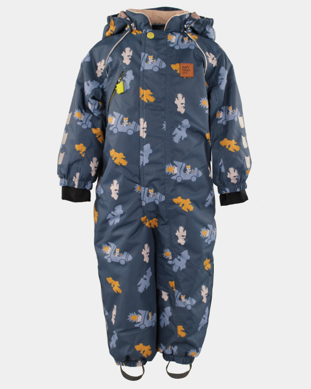 Vinterparkdress Baby Snø - Skumringsblå