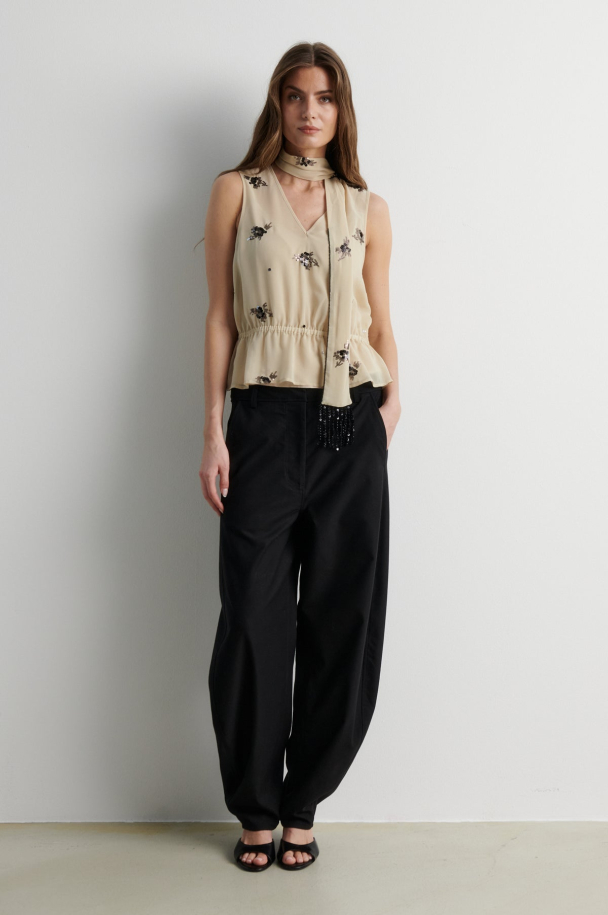Blink Barrel Trousers - Black - Image 1