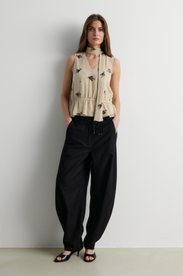 Blink Barrel Trousers - Black - Image 3