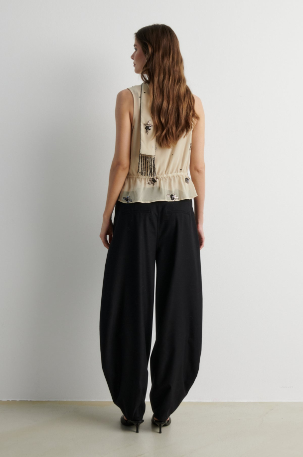 Blink Barrel Trousers - Black - Image 4