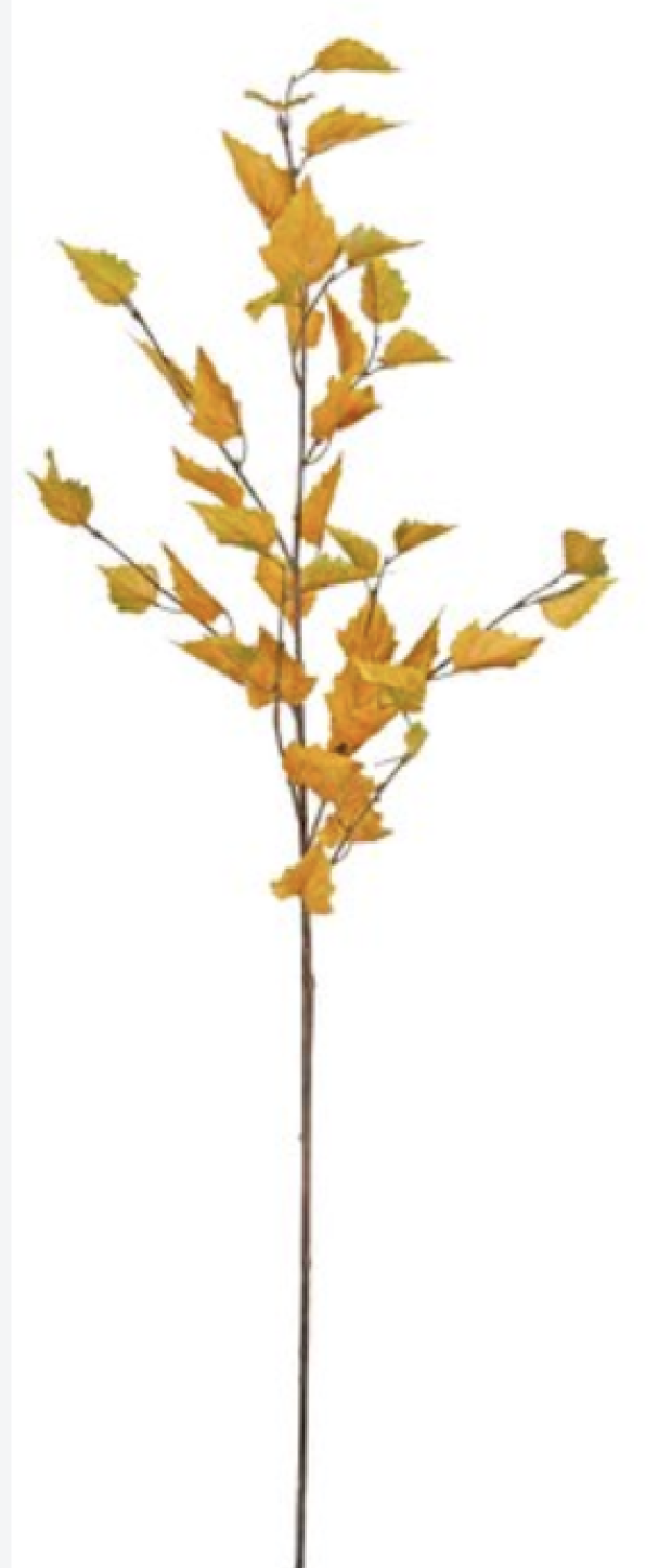 Birch Branch - Yellow 117cm
