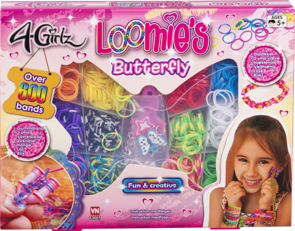 Loomie`s Butterfly – kreativt armbåndsett - Image 1