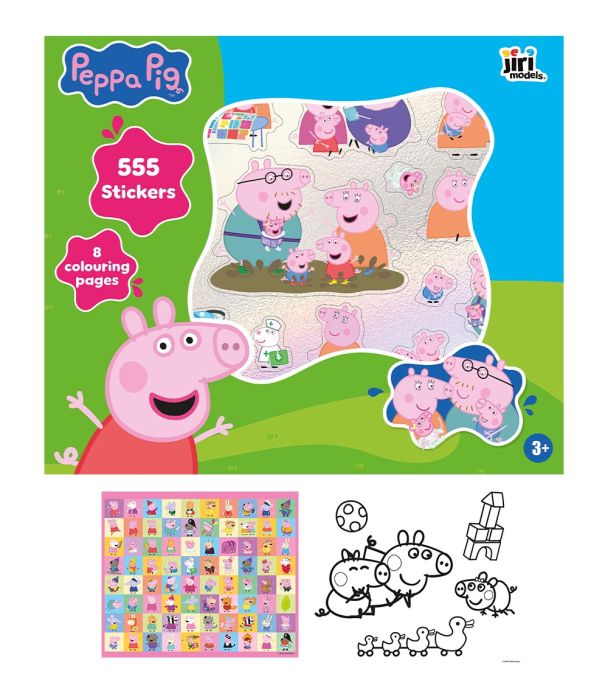 Peppa Gris klistremerkesett