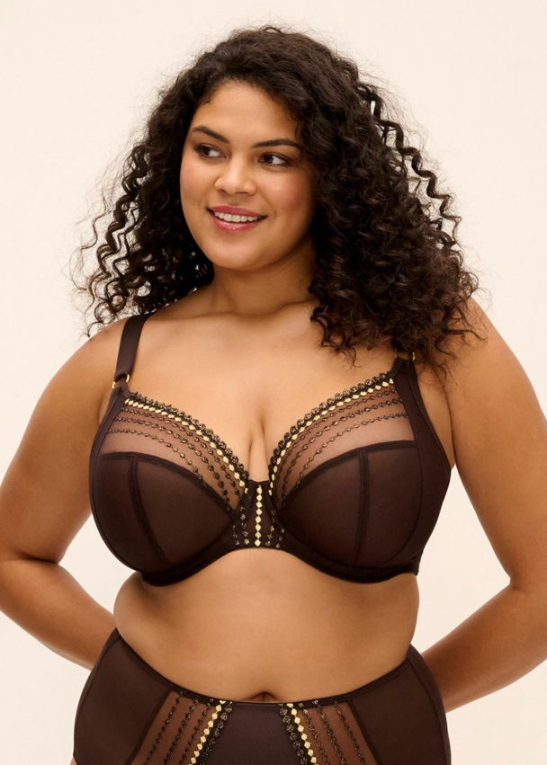ELOMI Matilda Gold Rush Uw Plunge Bra EL8900GOR - Image 5