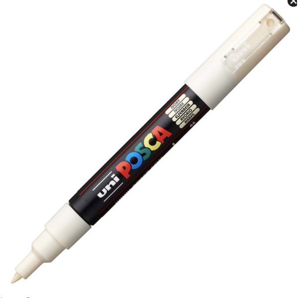 Uni POSCA PC-1M – Extra-Fine 0,7-1mm – 46 IVORY 