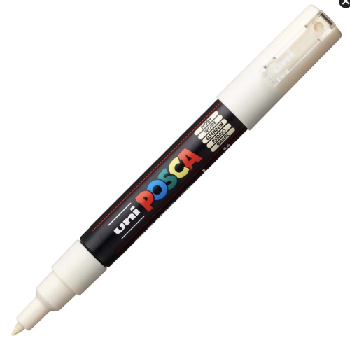 Uni POSCA PC-1M – Extra-Fine 0,7-1mm – 46 IVORY 