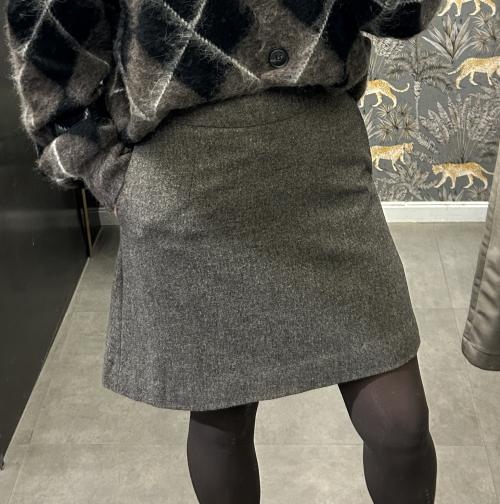 Reeda Wool Blend Skirt