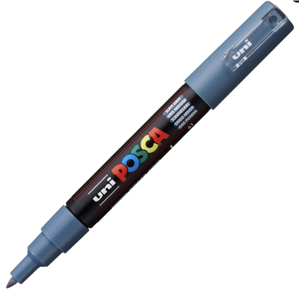 Uni POSCA PC-1M – Extra-Fine 0,7-1mm – 61 slate grey