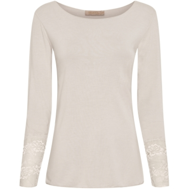 Topp m/blonder Beige