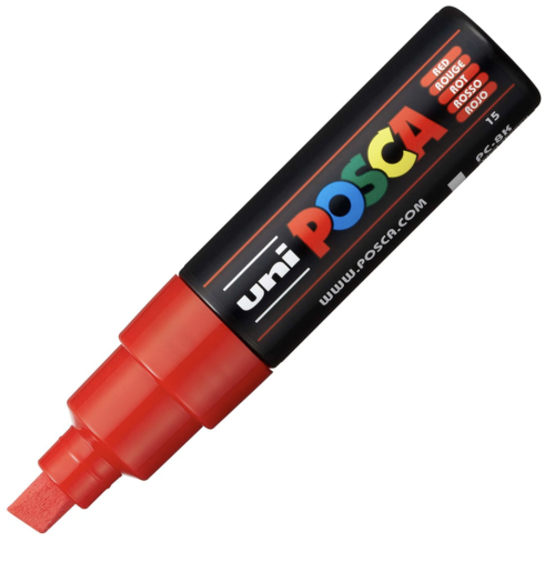 Posca PC-8K 8mm 15 red 