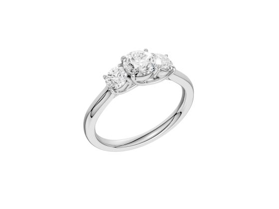 Verde Trilogi Ring - 375 (9k) hg & 1ct LAB DIAMANTER