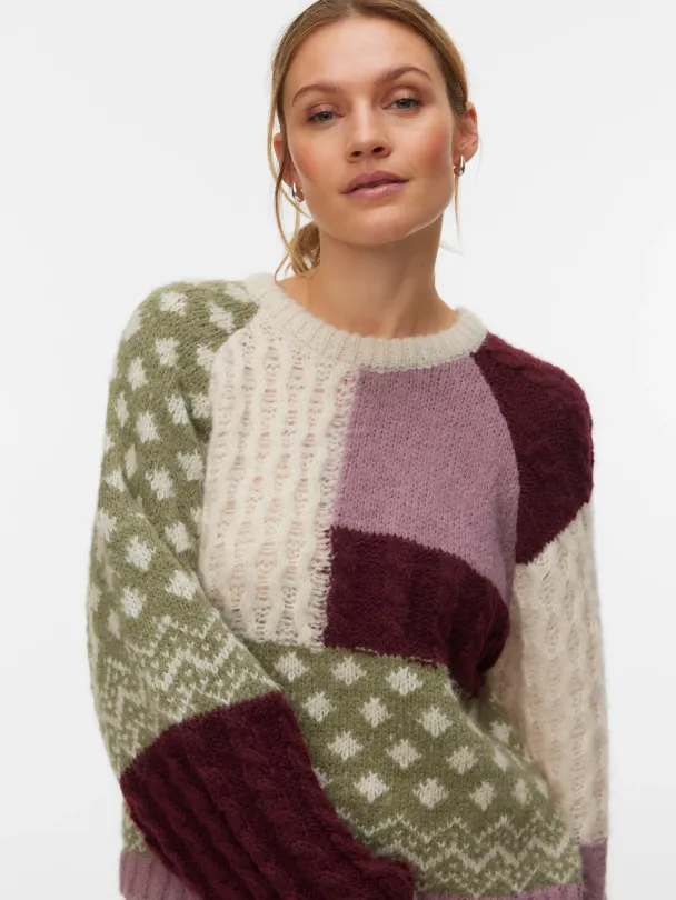VMKRISTIN LS O-NECK PULLOVER BOO - Image 3
