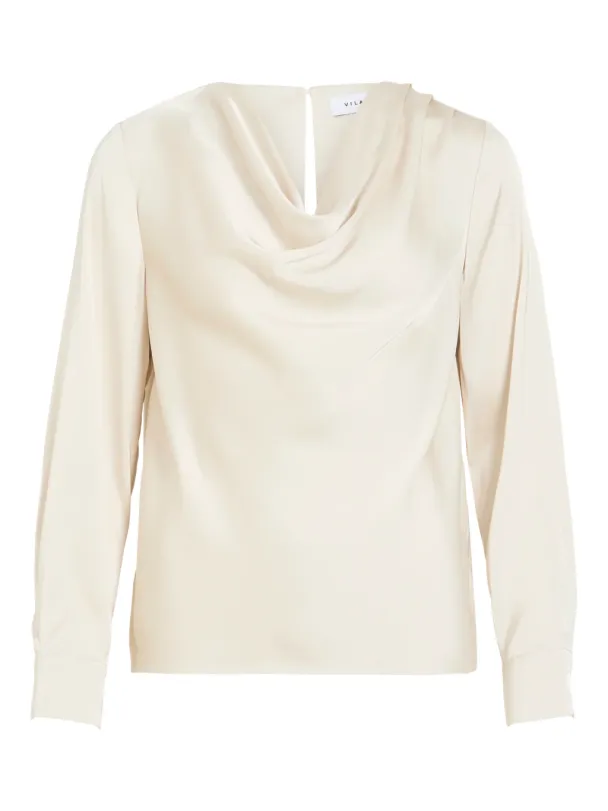 VILA VIFreya topp, beige - Image 2