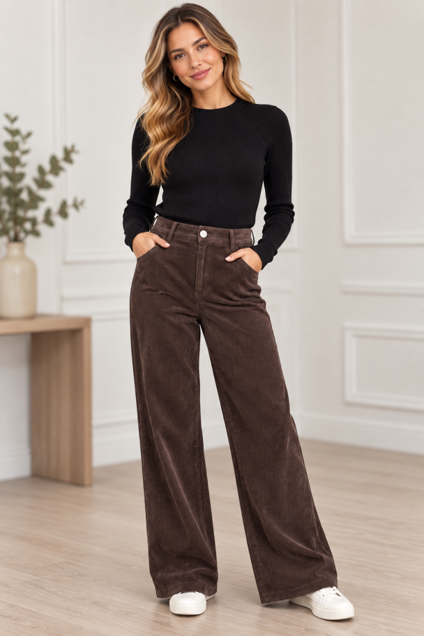 VICourdi wide straight pants - Image 1