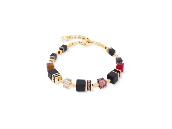 GEOCUBE Bracelet Precious Classic Ruby Noir