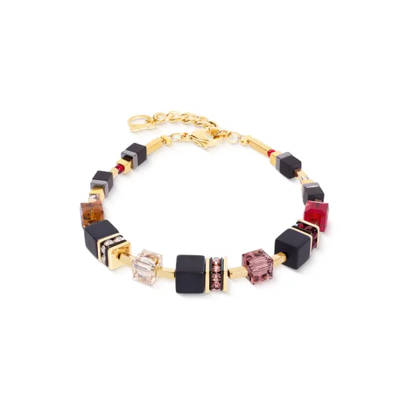 GEOCUBE Bracelet Precious Classic Ruby Noir