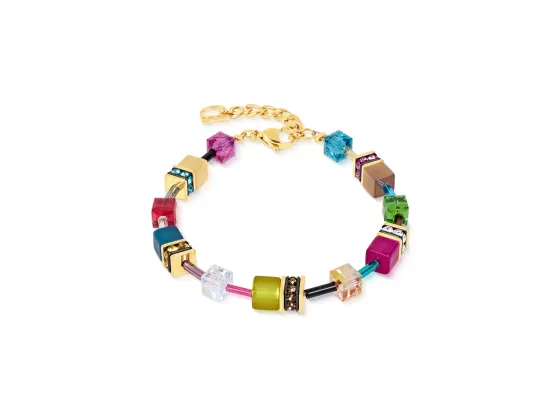 GEOCUBE Bracelet Iconic Multicolor Joy Gold
