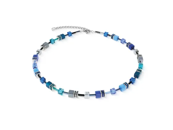 GEOCUBE Necklace Iconic Azure Spirit & Silver