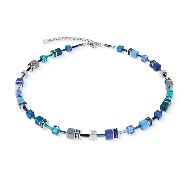 GEOCUBE Necklace Iconic Azure Spirit & Silver