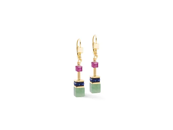 GeoCUBE Earrings Iconic Precious Gem Harmony