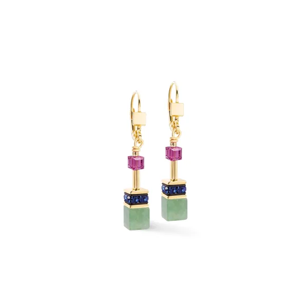 GeoCUBE Earrings Iconic Precious Gem Harmony