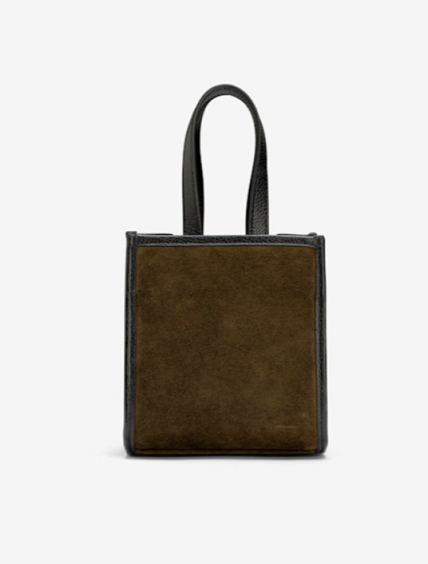 IBEN Suede Bag Mini - Khaki Brown