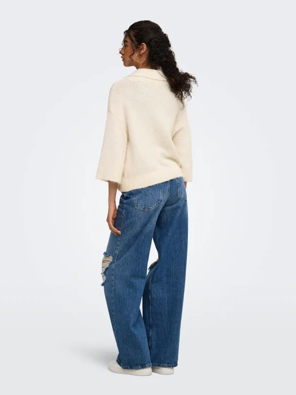 ONLMAGGIE 3/4 WIDE ZIP CARDI CC KNT - Image 6