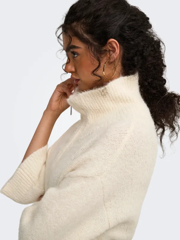 ONLMAGGIE 3/4 WIDE ZIP CARDI CC KNT - Image 3