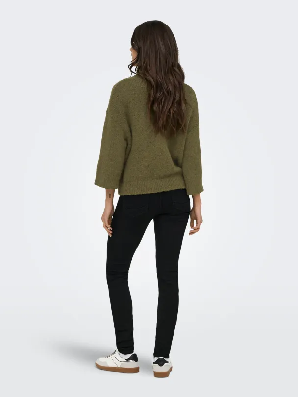 ONLMAGGIE 3/4 WIDE ZIP CARDI CC KNT - Image 6
