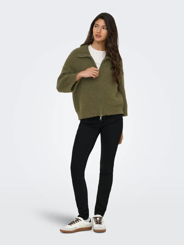 ONLMAGGIE 3/4 WIDE ZIP CARDI CC KNT - Image 5