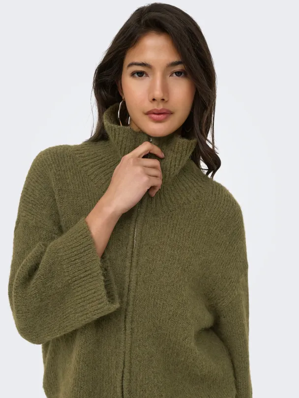 ONLMAGGIE 3/4 WIDE ZIP CARDI CC KNT - Image 2