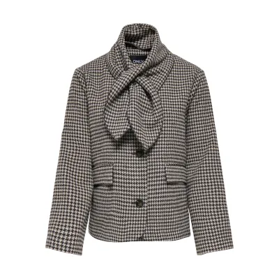 ONLADELINA SCARF CHECK JACKET OTW