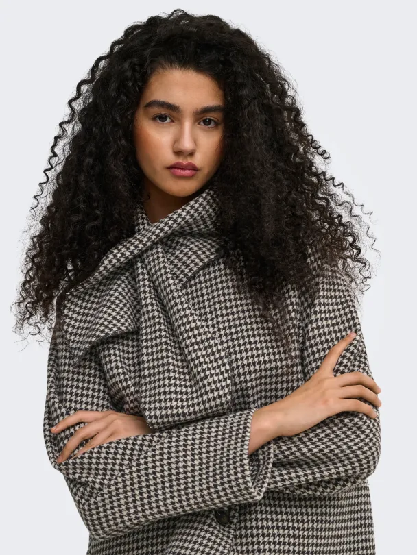 ONLADELINA SCARF CHECK JACKET OTW - Image 3