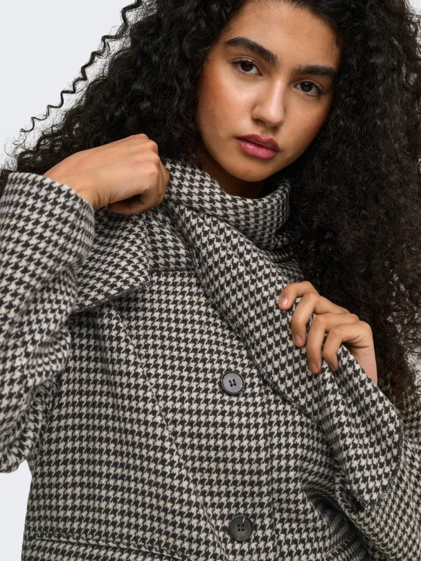 ONLADELINA SCARF CHECK JACKET OTW - Image 2