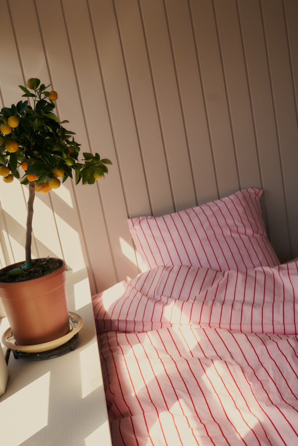 Percale Dynetrekk - Baby Pink & Ski Patrol 140 x 200 cm - Image 3