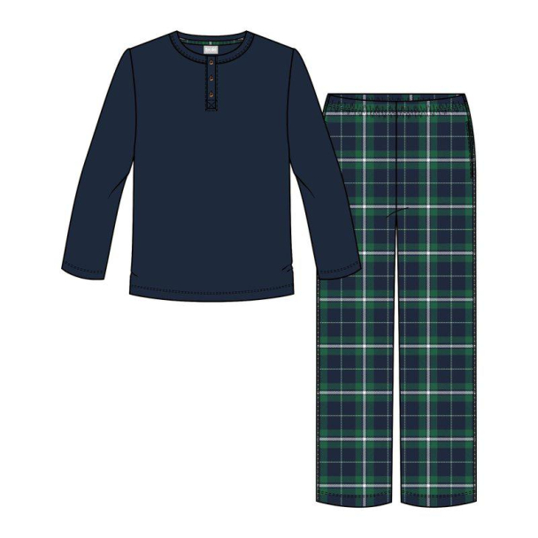 TROFÉ Mens Pyjamas Long BOMULL 65281 - Image 2