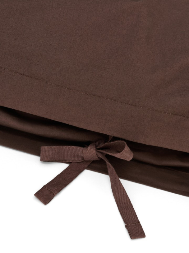 Percale Dynetrekk - Coffee 140 x 200 cm - Image 2