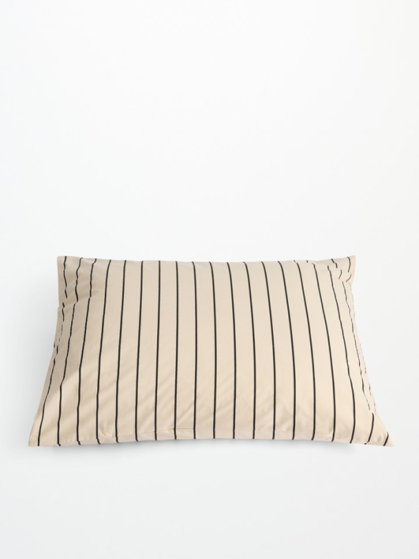 Percale Putetrekk - Creme & Ink 50 x 70 cm - Image 1