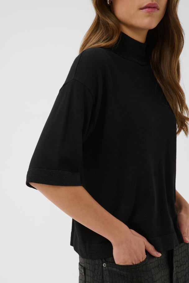 KAliva Lurex Genser Svart - Image 2