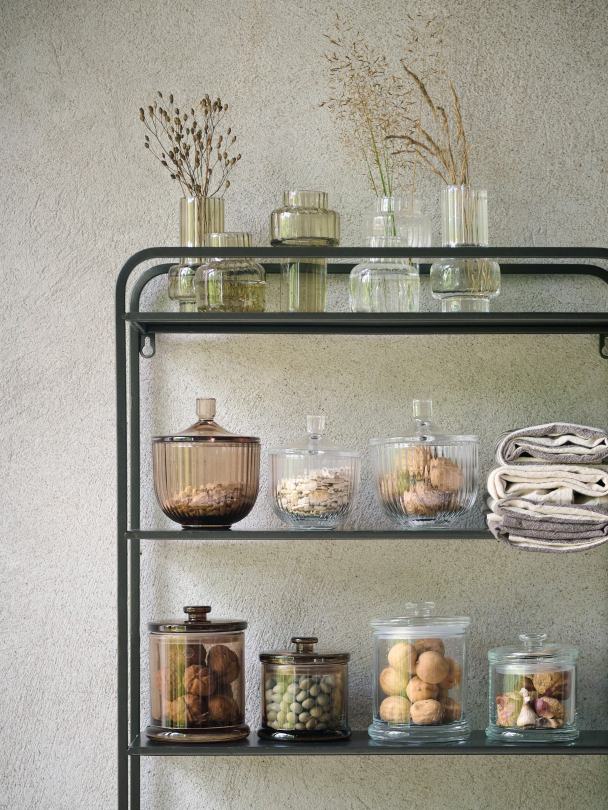 Glasskrukke - Brun - Medium - Image 3