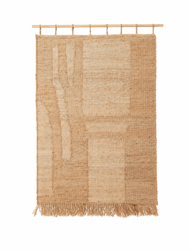 Harvest veggteppe - 100 x 165 cm - Naturfarget - Image 1